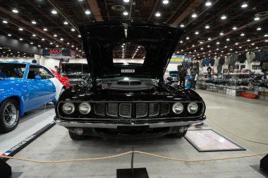 Detroit, Michigan, ABD 28 Şubat 2020: 68. Geleneksel Otomatik Rod Gösterisi ve Fuarı.