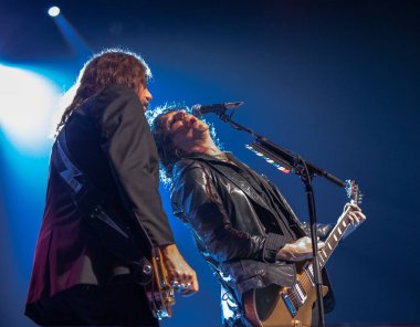 Melbourne, Florida, USA- 7.21.2017: Ace Frehley Florida 'daki King Center' da canlı performans sergiliyor.