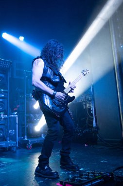 Detroit, Michigan / USA - 02.13.2020: Queensryche heavy metal grubu Saint Andrews Hall 'da sahne aldı.