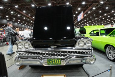 Detroit, Michigan, ABD 28 Şubat 2020: 68. Geleneksel Otomatik Rod Gösterisi ve Fuarı.