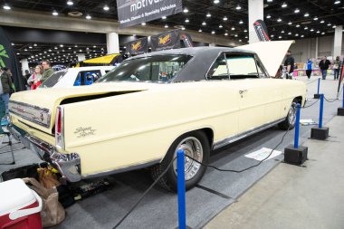 Detroit, Michigan, ABD 28 Şubat 2020: 68. Geleneksel Otomatik Rod Gösterisi ve Fuarı.