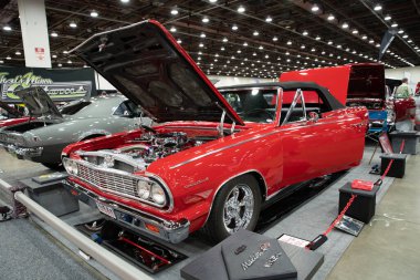 Detroit, Michigan, ABD 28 Şubat 2020: 68. Geleneksel Otomatik Rod Gösterisi ve Fuarı.