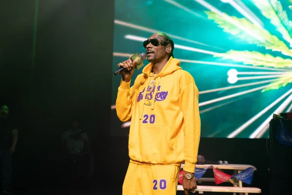 Detroit Michigan Usa 2020 Snoop Dogg Treedt Live Fillmore Detroit — Stockfoto