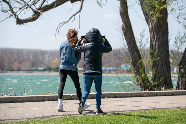 Harrison Township Michigan Usa May 2020 Michigan Metro Park Activity — Stock Photo, Image