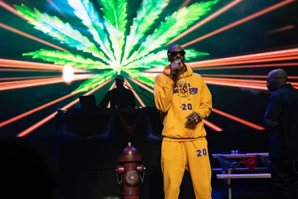 Detroit Michigan Estados Unidos 2020 Snoop Dogg Tocando Vivo Fillmore — Foto de Stock