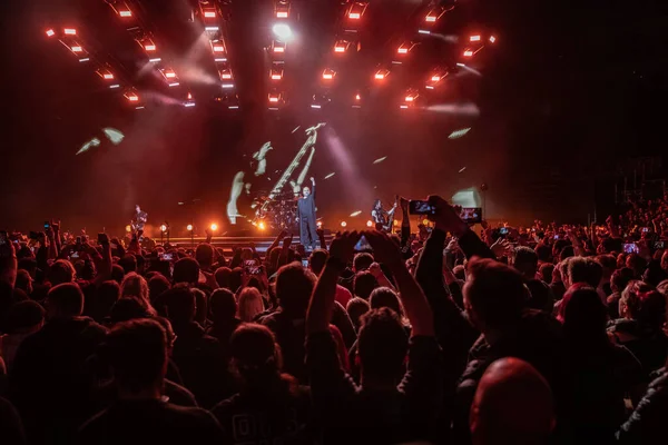 Detroit Michigan Usa 2019 Disturbed Performing Little Caesars Arena Special — 스톡 사진