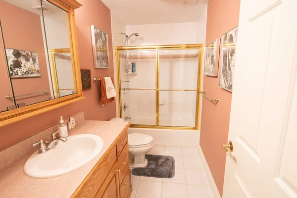 Interior Modern Bathroom Toilet — Stock Photo, Image