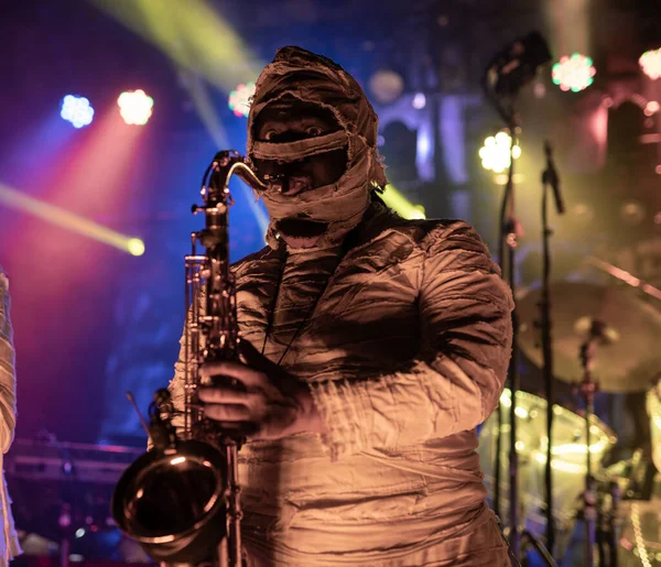 Detroit Michigan Usa 2019 Here Come Mummies Performing Live Saint — Stock Photo, Image