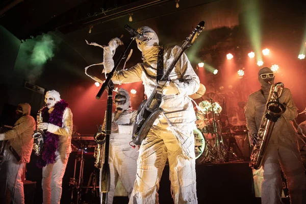 Detroit Michigan Usa 2019 Here Come Mummies Performing Live Saint — Stock Photo, Image