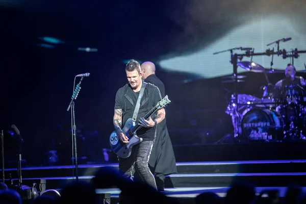 Detroit Michigan Estados Unidos 2019 Disturbio Tocando Vivo Little Caesar — Foto de Stock