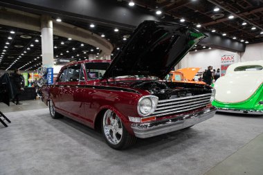 Detroit, Michigan, ABD 28 Şubat 2020: 68. Geleneksel Otomatik Rod Gösterisi ve Fuarı.