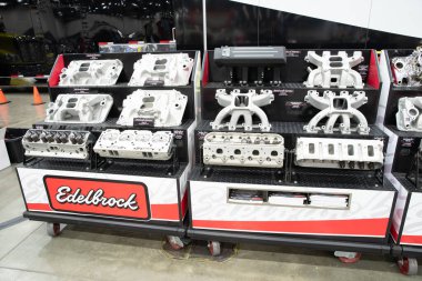 Detroit, Michigan, ABD 28 Şubat 2020: 68. Geleneksel Otomatik Rod Gösterisi ve Fuarı.