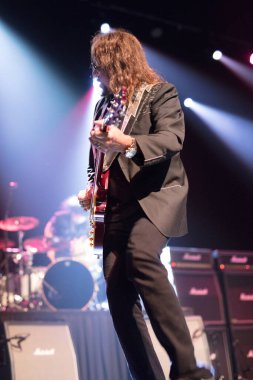 Melbourne, Florida, USA- 7.21.2017: Ace Frehley Florida 'daki King Center' da canlı performans sergiliyor.