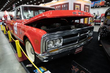 Detroit, Michigan, ABD 28 Şubat 2020: 68. Geleneksel Otomatik Rod Gösterisi ve Fuarı.