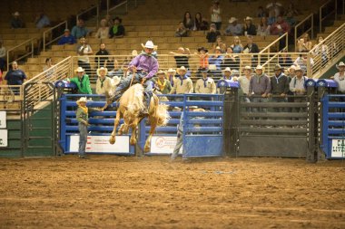 Kissimmee, Florida, USA- 09.29.2017 Florida Ranch Rodeo ve Cowboy Heritage Festival Kissimmee, Florida Silver Spurs Arena 'da.