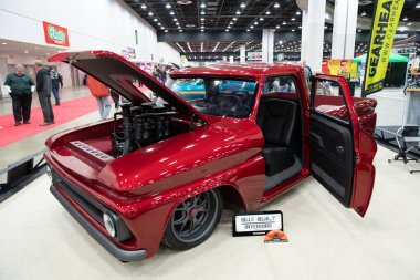 Detroit, Michigan, ABD 28 Şubat 2020: 68. Geleneksel Otomatik Rod Gösterisi ve Fuarı.