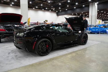 Detroit, Michigan, ABD 28 Şubat 2020: 68. Geleneksel Otomatik Rod Gösterisi ve Fuarı.