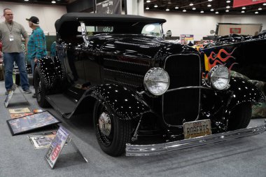 Detroit, Michigan, ABD 28 Şubat 2020: 68. Geleneksel Otomatik Rod Gösterisi ve Fuarı.