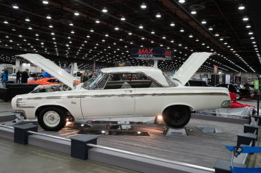 Detroit, Michigan, ABD 28 Şubat 2020: 68. Geleneksel Otomatik Rod Gösterisi ve Fuarı.