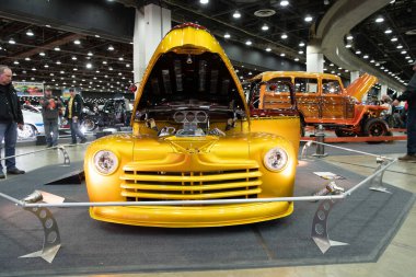 Detroit, Michigan, ABD 28 Şubat 2020: 68. Geleneksel Otomatik Rod Gösterisi ve Fuarı.