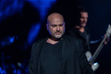 Detroit, Michigan, ABD - 03.05.2019: Özel konuk Three Days Grace ile Little Caesar 's Arena' da canlı performans