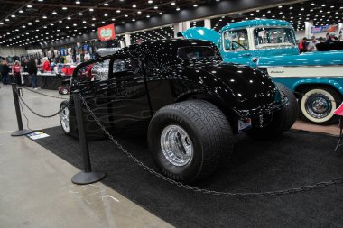 Detroit, Michigan, ABD 28 Şubat 2020: 68. Geleneksel Otomatik Rod Gösterisi ve Fuarı.