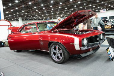 Detroit, Michigan, ABD 28 Şubat 2020: 68. Geleneksel Otomatik Rod Gösterisi ve Fuarı.