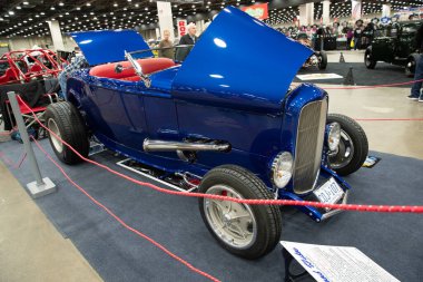 Detroit, Michigan, ABD 28 Şubat 2020: 68. Geleneksel Otomatik Rod Gösterisi ve Fuarı.