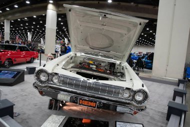 Detroit, Michigan, ABD 28 Şubat 2020: 68. Geleneksel Otomatik Rod Gösterisi ve Fuarı.