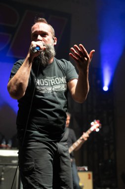 Detroit, Michigan, ABD - 09.29.2019: Debriyaj Mason Tapınağında canlı performans sergiliyor