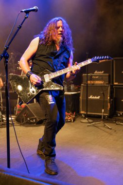 Detroit, Michigan, ABD - 12.28.2019: Detroit Fillmore 'da RATT' nin açılış performansı olarak 5 'te Ölü.