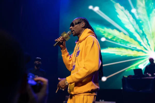 Detroit Michigan Usa 2020 Snoop Dogg Treedt Live Fillmore Detroit — Stockfoto
