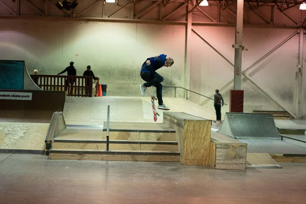 Detroit Michigan Estados Unidos 2019 Los Patinadores Línea Los Patinadores — Foto de Stock