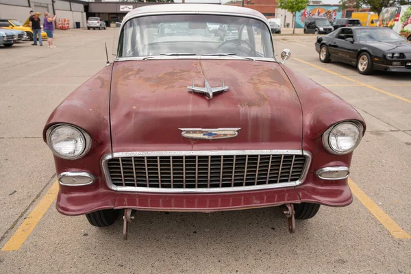 Vintage Car Show Eastern Market Detroit — стокове фото