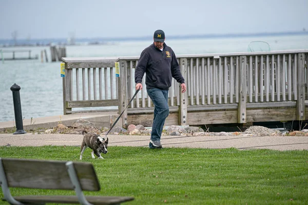 Homem Livre Natureza Harrison Township Michigan Eua Maio 2020 Michigan — Fotografia de Stock