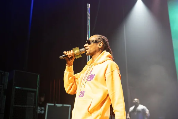 Detroit Michigan Estados Unidos 2020 Snoop Dogg Tocando Vivo Fillmore —  Fotos de Stock