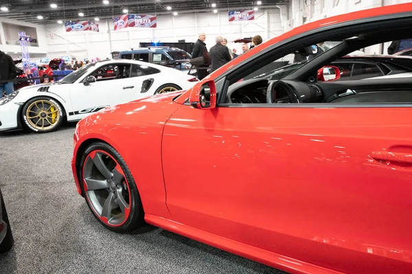 Novi Michigan Eua 2020 Southeast Michigan Auto Show Estreia Todos — Fotografia de Stock