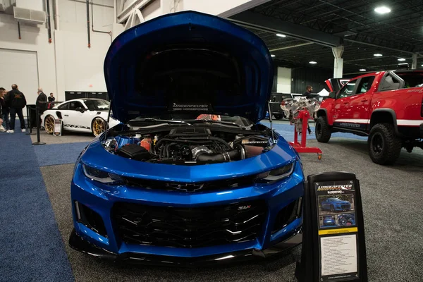 Novi Michigan Eua 2020 Southeast Michigan Auto Show Estreia Todos — Fotografia de Stock