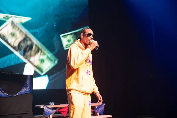 Detroit Michigan Usa 2020 Snoop Dogg Přímém Přenosu Fillmore Detroit — Stock fotografie