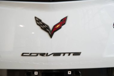 Toledo, Ohio, ABD - 02.07.2020: Büyük Toledo Otomobil Fuarı 2020, The Blade tarafından sunuldu, en yeni araç modelleri ve otomotiv teknolojisinde son gelişmeler.