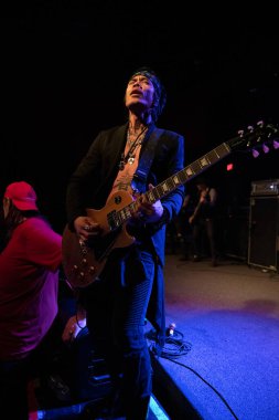 Chesterfield, Missouri, USA- 27 Aralık 2019: Buck Cherry Diesel Konser Salonu 'nda canlı performans sergiliyor.