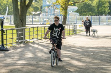 2020 yılındaki salgın Corona Virüsü sırasında Michigan Metro Park etkinliği