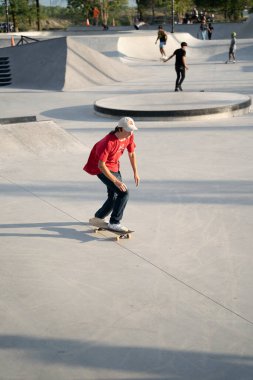 Detroit, Michigan, ABD 'de paten antrenmanı, 11 Ağustos 2020