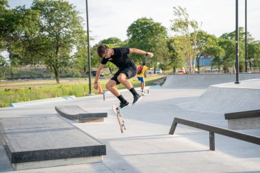 Detroit, Michigan, ABD 'de paten antrenmanı, 11 Ağustos 2020