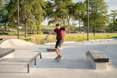 Detroit, Michigan, ABD 'de paten antrenmanı, 11 Ağustos 2020