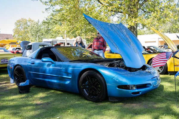 Ventiquattresima Edizione Del Salone Dell Automobile Waterfront Presentato Dal Vintage — Foto Stock