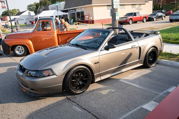 Jammin Vägskälet Bil Och Cykel Show Roseville Michigan 2020 — Stockfoto