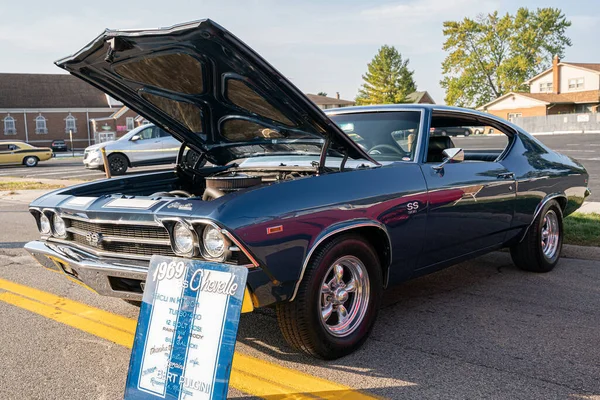 Jammin Junction Car Bike Show Roseville Michiganben 2020 — Stock Fotó