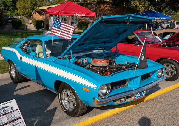 Jammin Junction Car Bike Show Roseville Michiganben 2020 — Stock Fotó