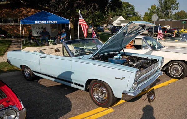 Jammin Junction Car Bike Show Roseville Michiganben 2020 — Stock Fotó